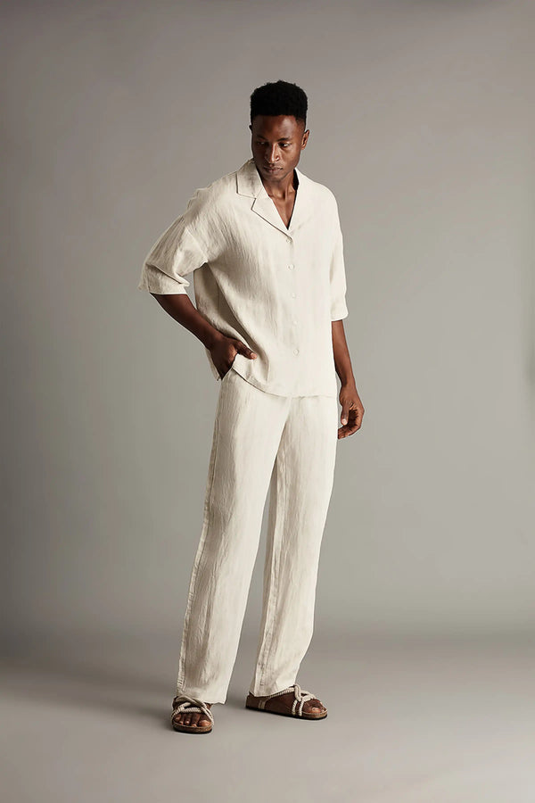 Linen Straight Leg Trouser